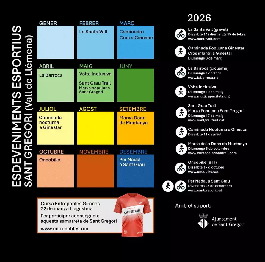 ESDEVENIMENTS ESPORTIUS 2026 - SANT GREGORI